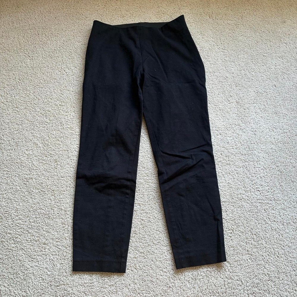 A New Day black dress pants Size 6 pull on side zipper